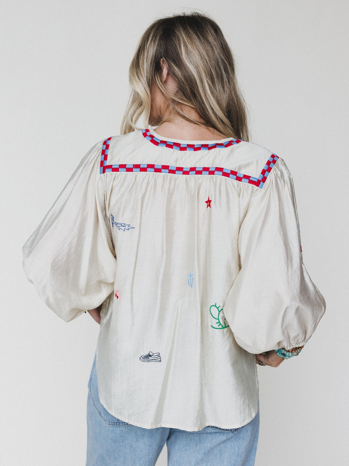 Spring is Here Blouse - Ivory