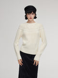 Wool Blend Embroidered Women Sweater