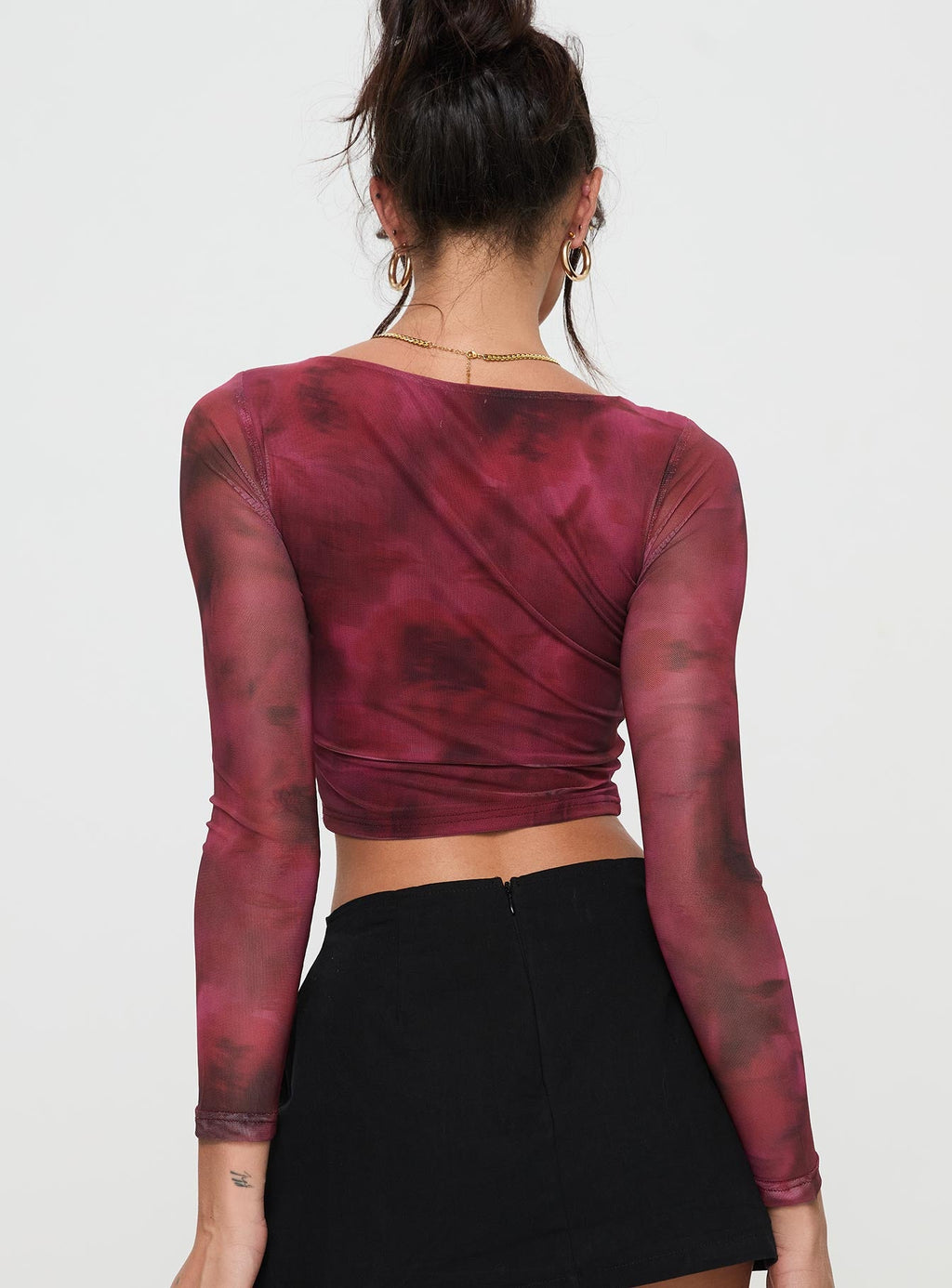 Stilla Long Sleeve Top Red