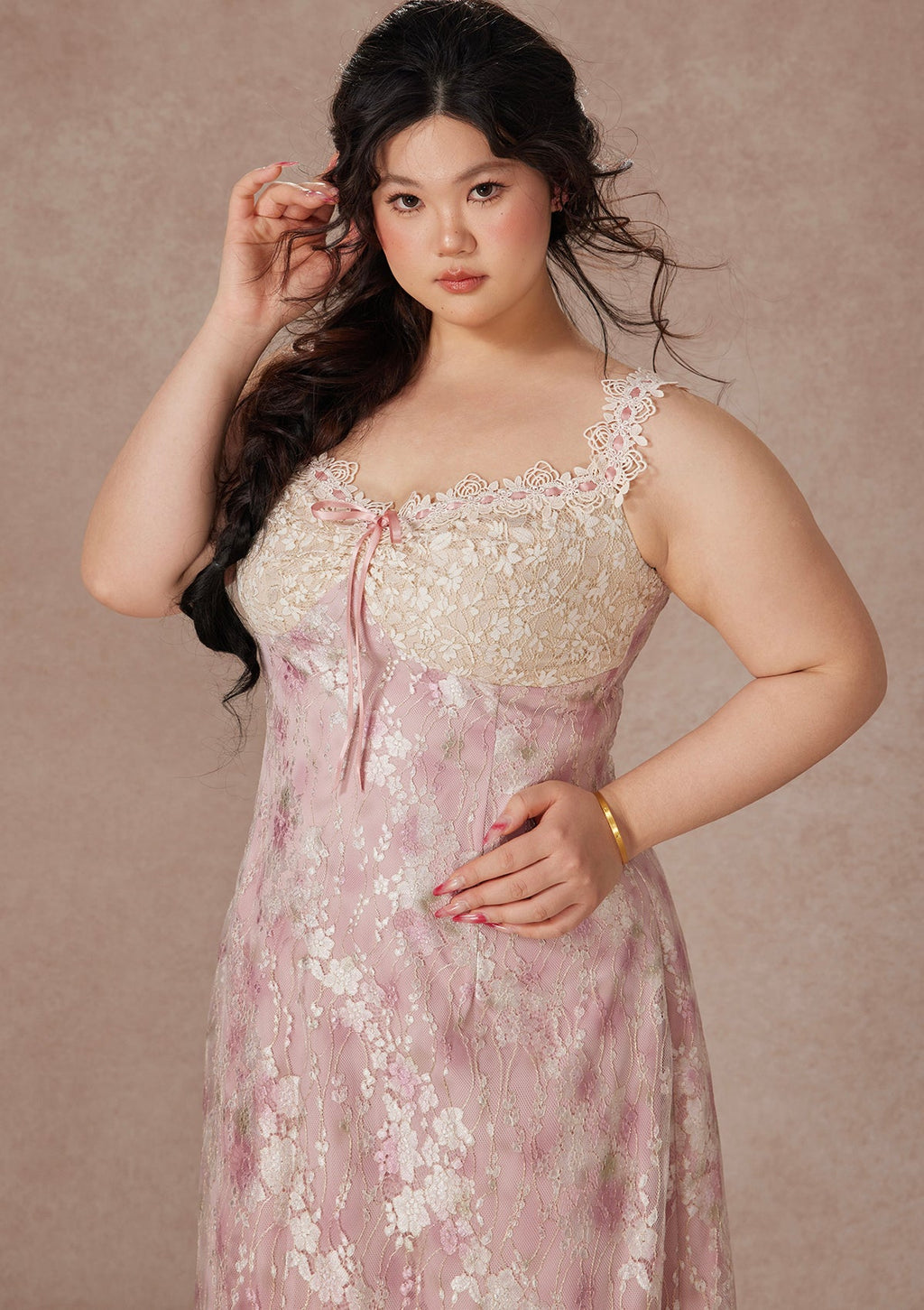Curve&Plus Floral Vine Fairy Shoes Dress