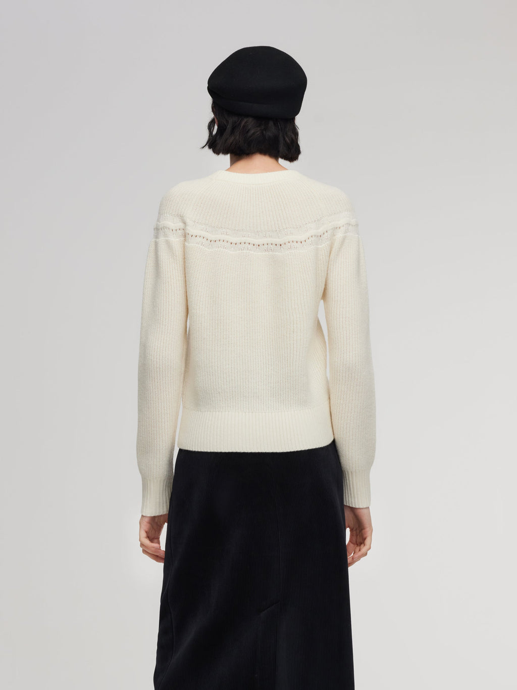 Wool Blend Embroidered Women Sweater