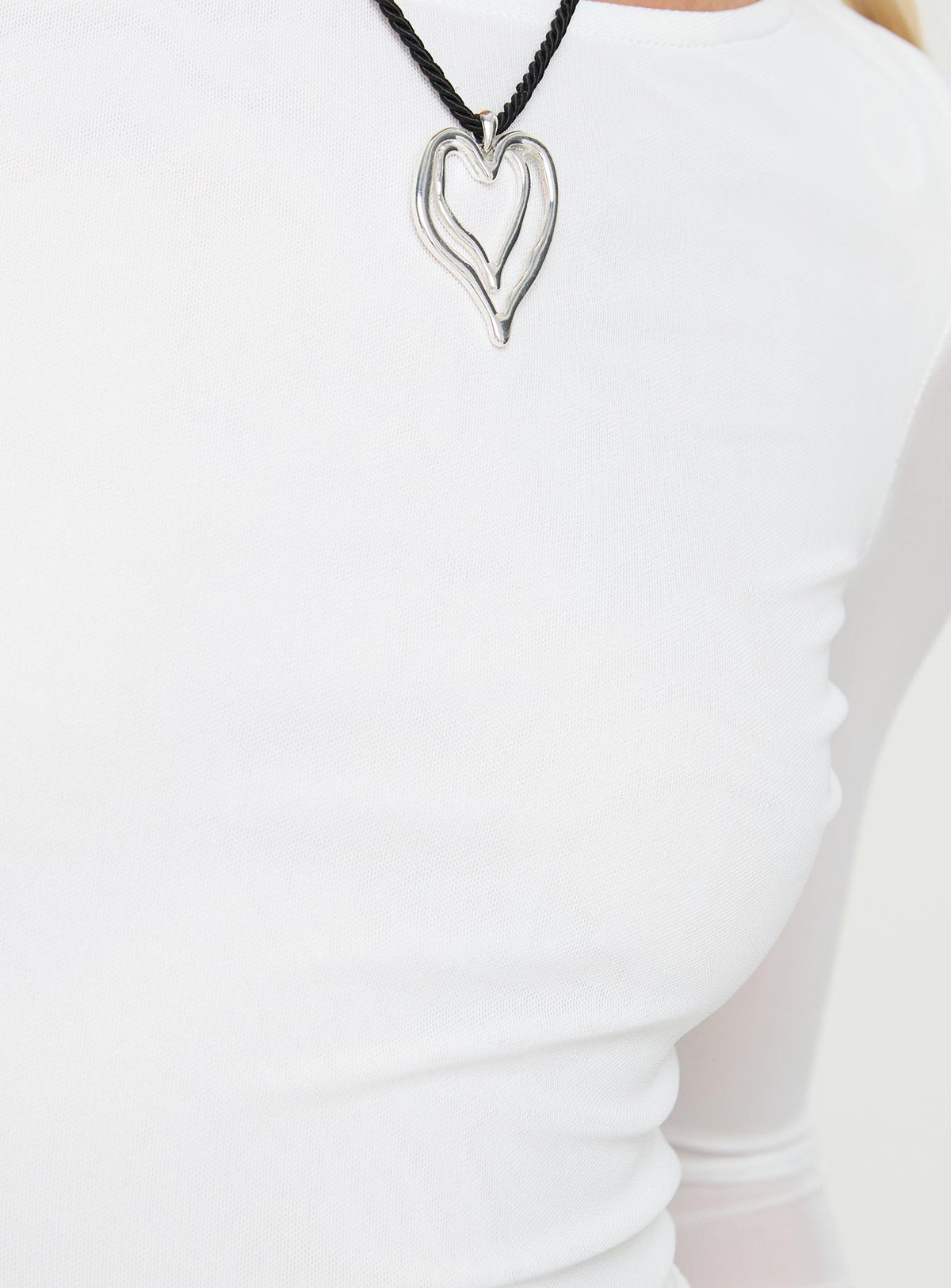 Lukea Long Sleeve Bodysuit White