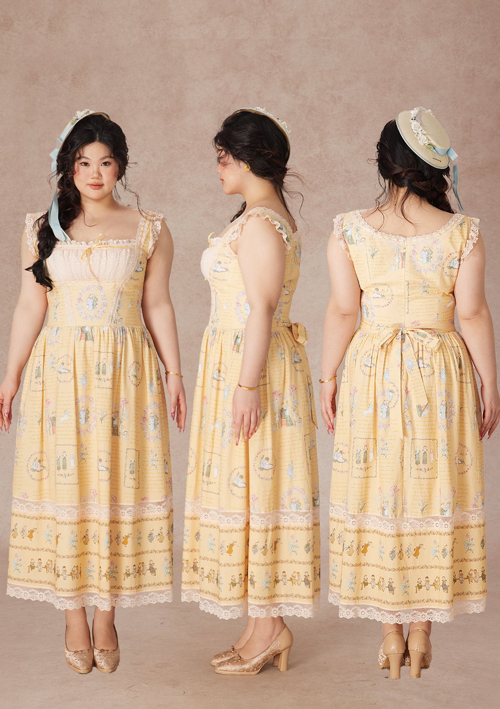 Curve&Plus Honey-Gathering Girl Dress
