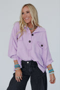 Color My World Oversized Top - Lilac