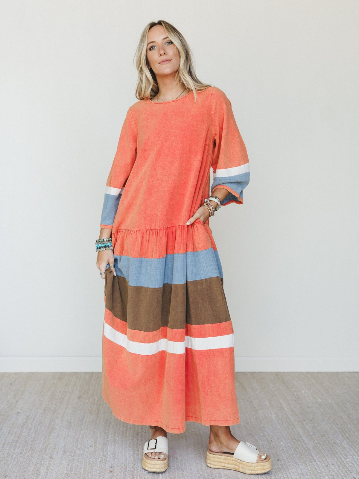 Savanna Maxi Dress - Rust - Pre Order