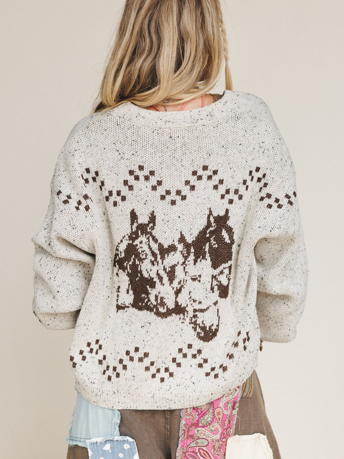 Mountain Views Cardigan - Oatmeal