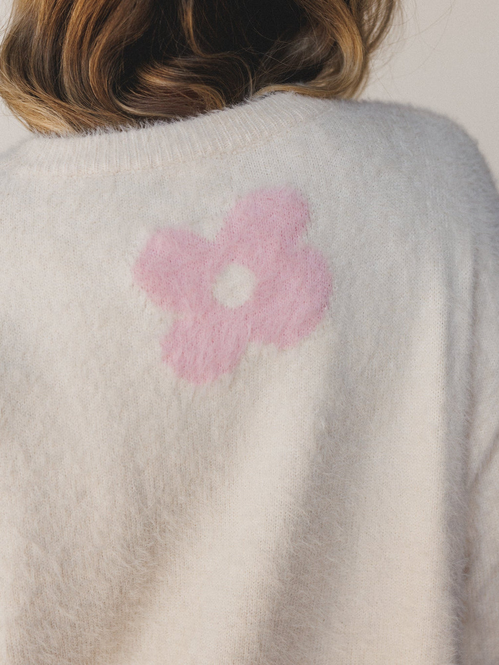 Mantra Song Oversized Sweater - Cream
