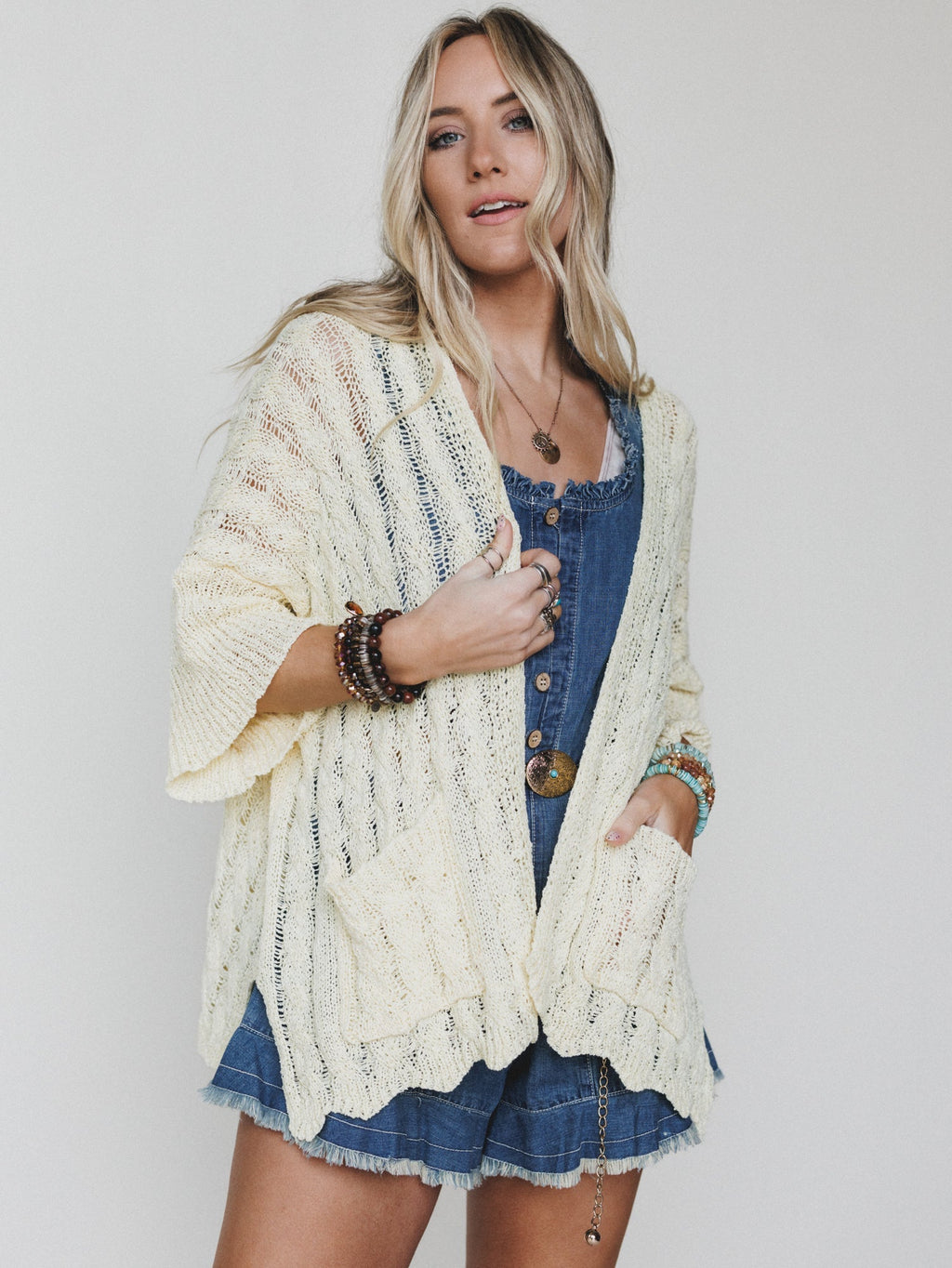 Island Escape Cardigan - Pineapple