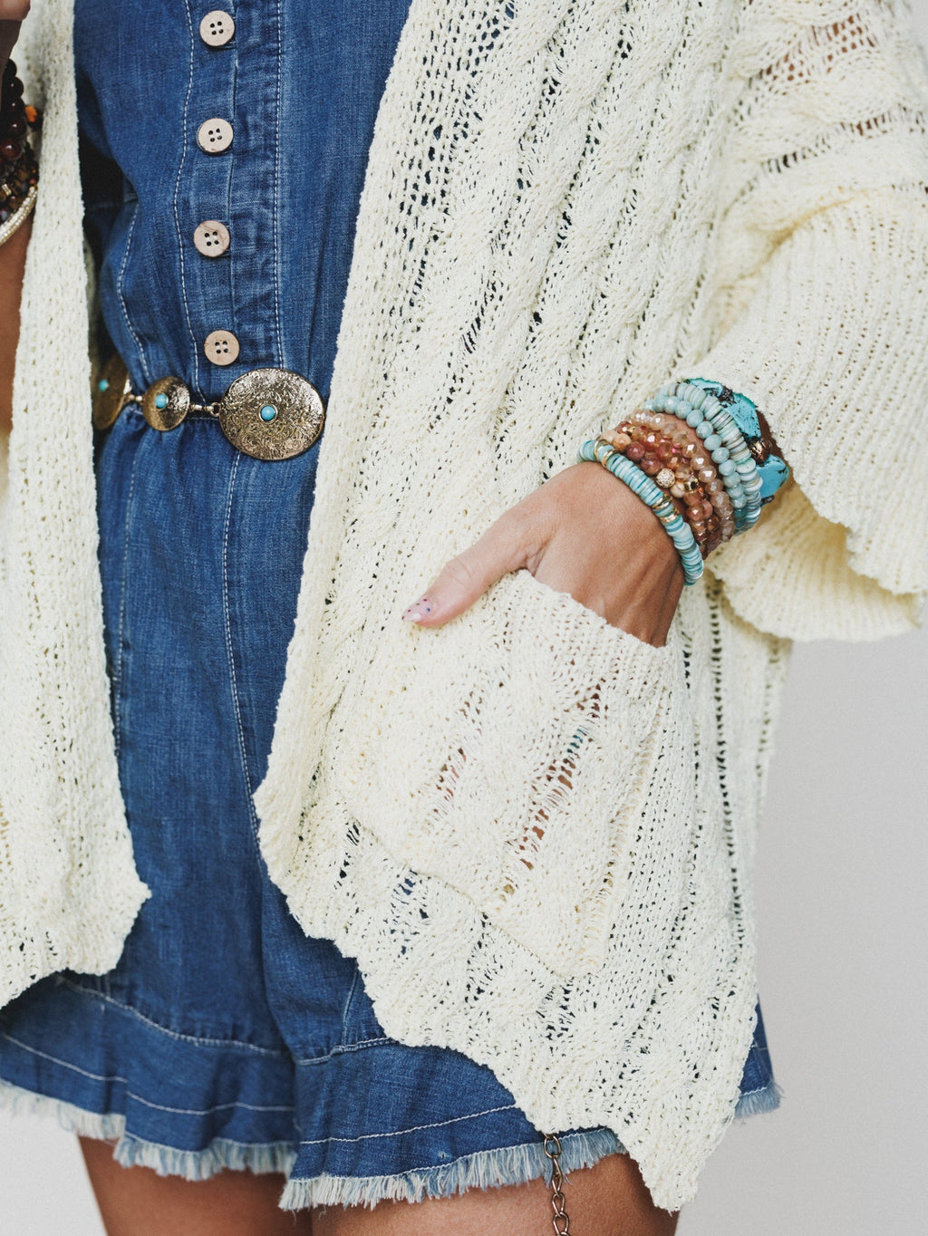 Island Escape Cardigan - Pineapple
