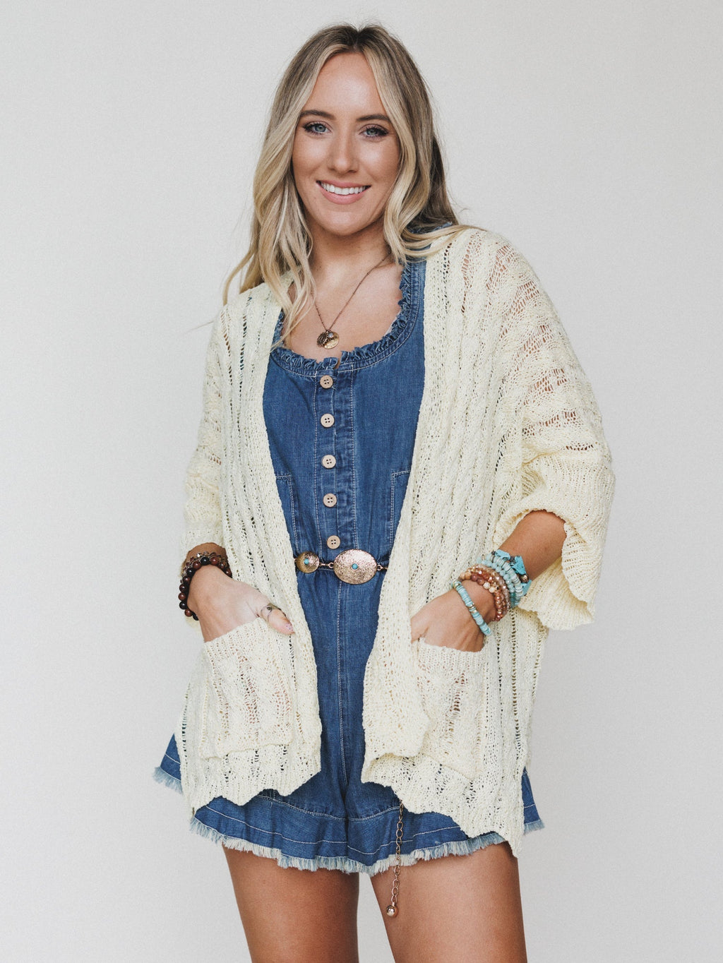 Island Escape Cardigan - Pineapple