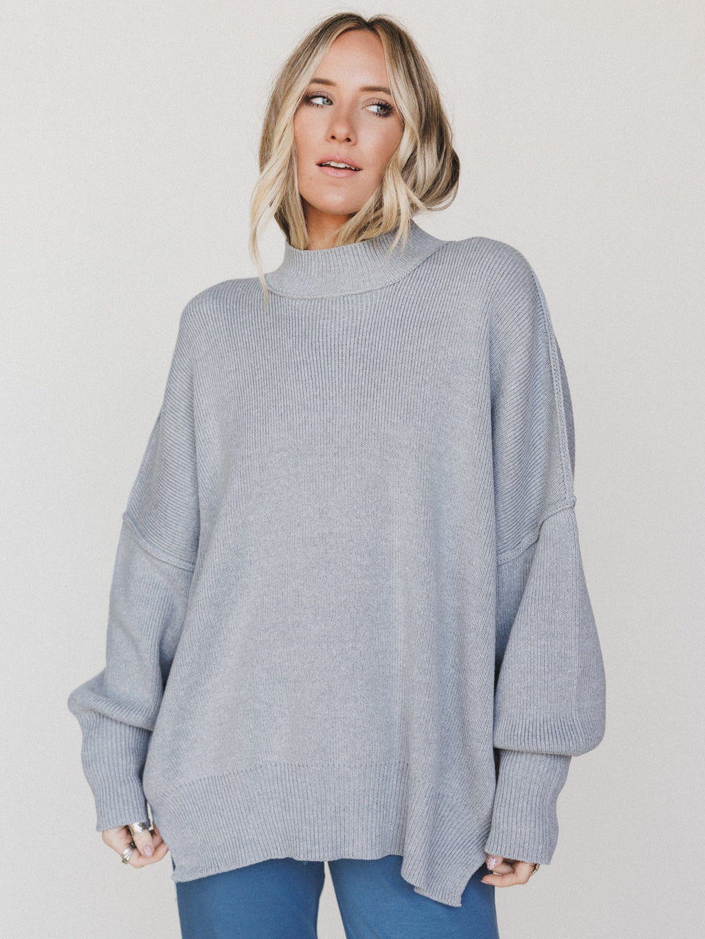 The Perfect Sweater - Heather Gray