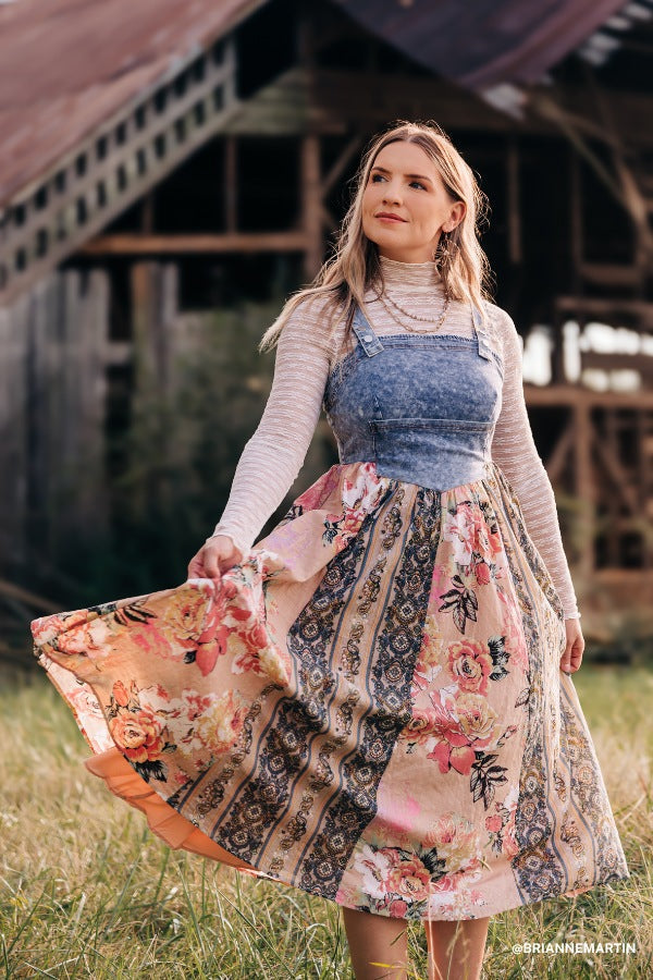 Spring Song Midi Dress - Pink Multi - Pre Order