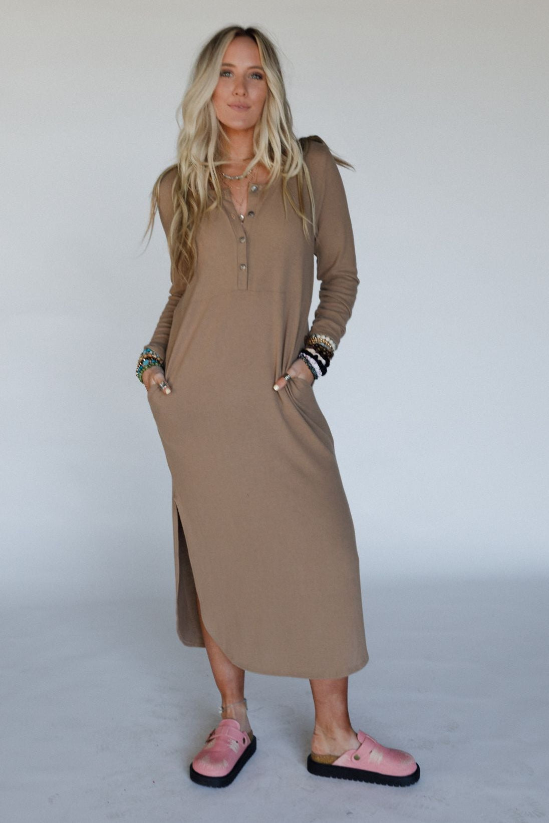 The Nest Simply Comfort Dress - Mocha - Pre Order