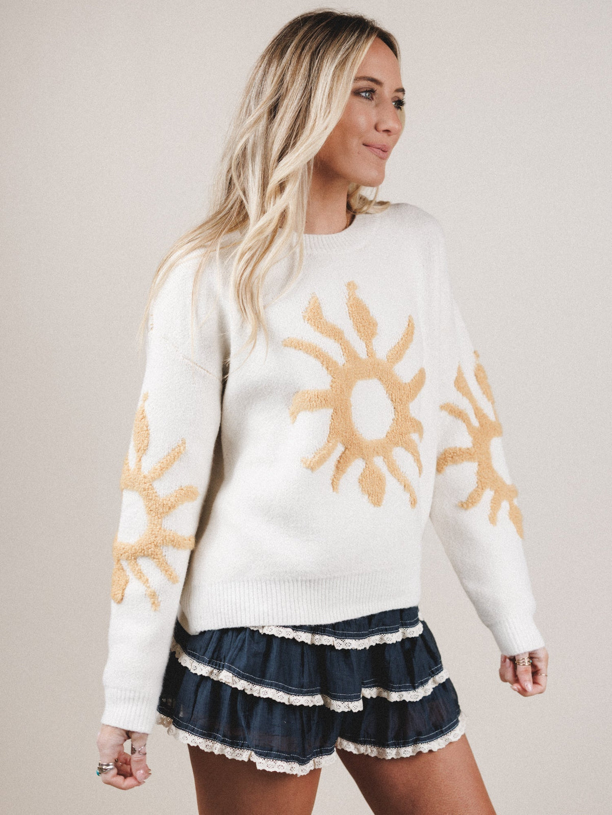 Solar Muse Sweater - Ivory
