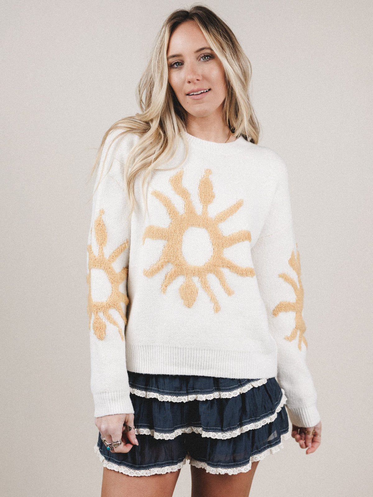 Solar Muse Sweater - Ivory