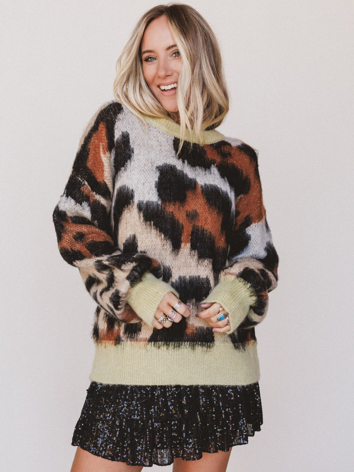 Wildflower Cat Sweater - Cream