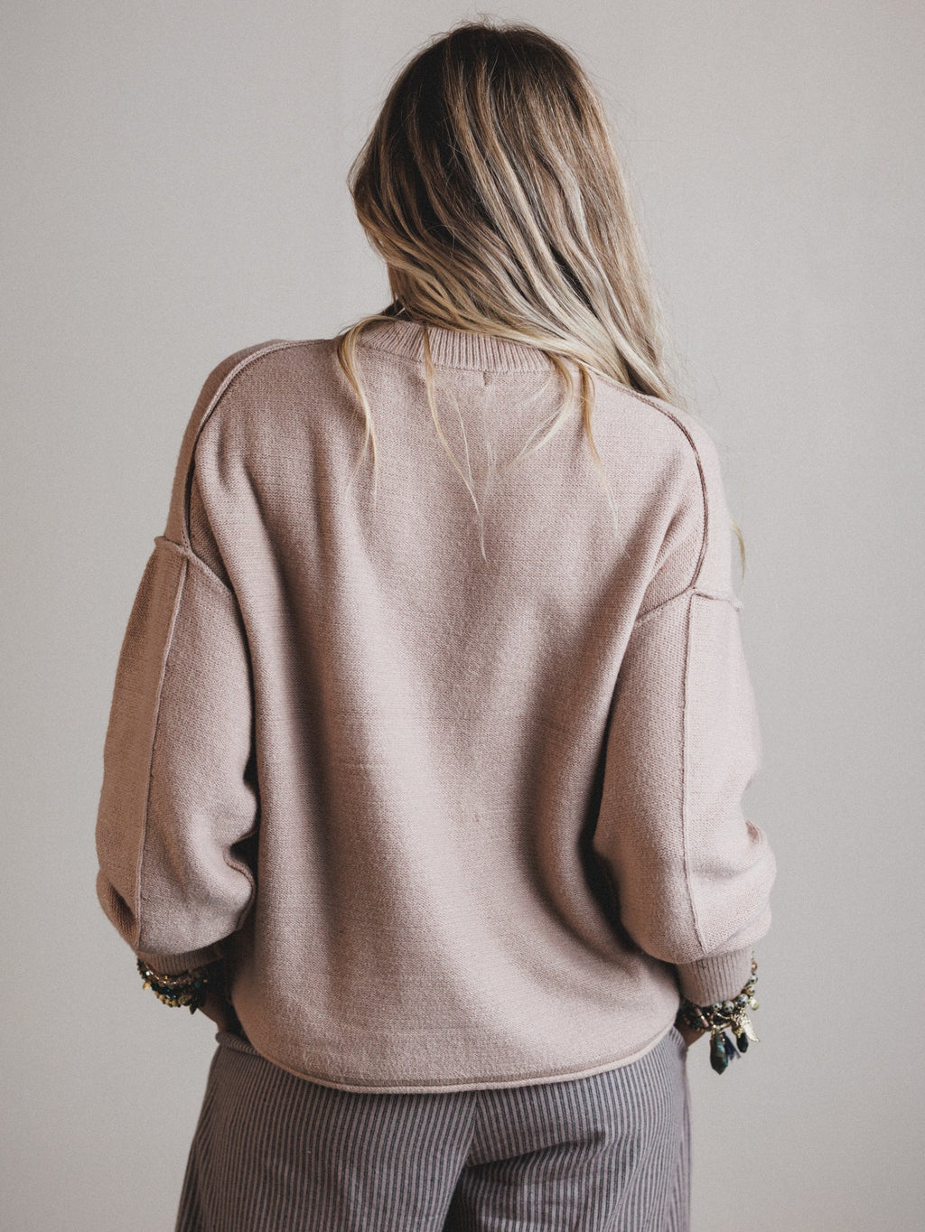 Wild Child Horses Sweater - Sand