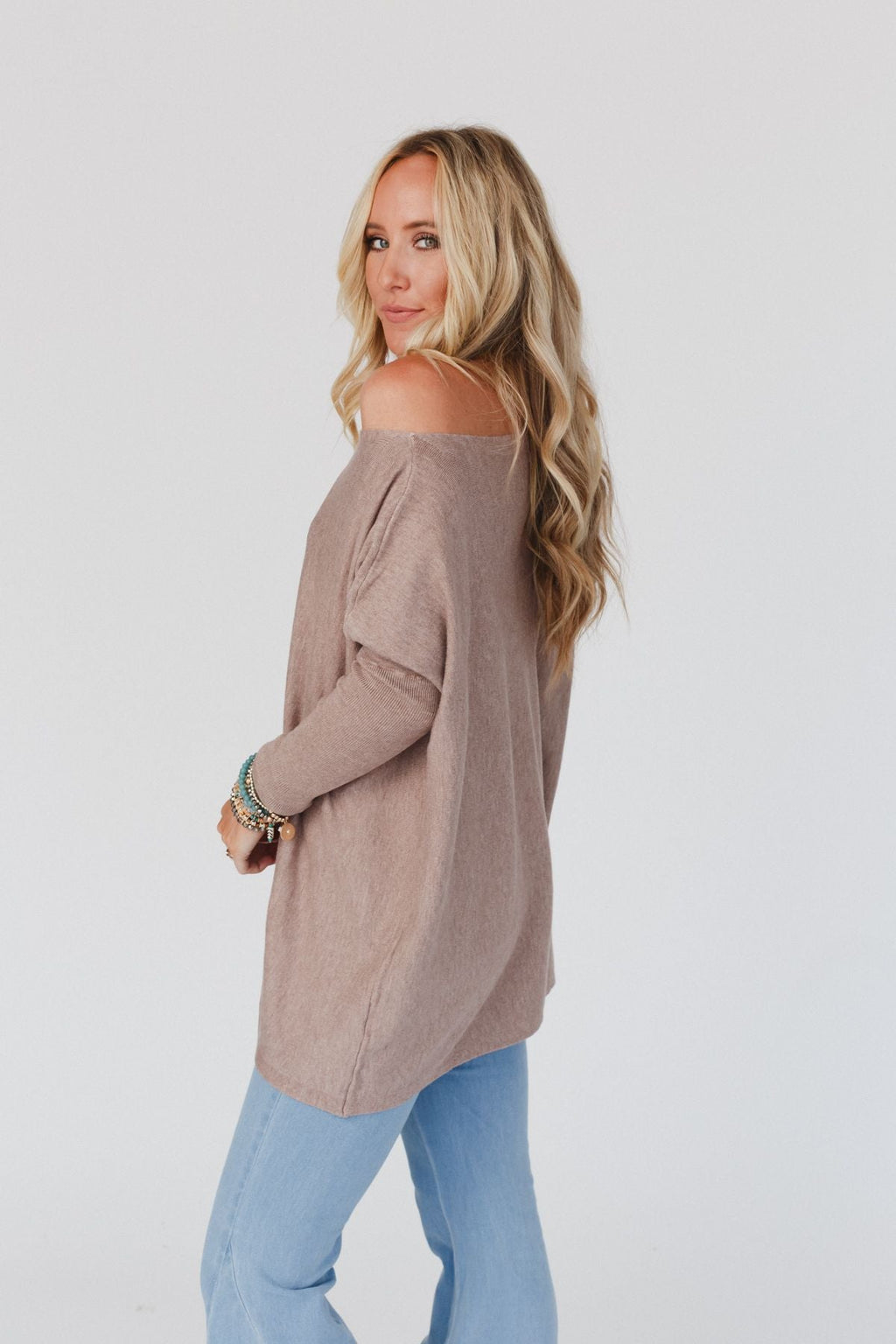 Ready Or Not Dolman Top - Latte
